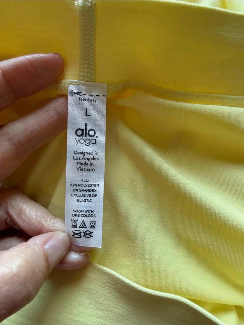 Alo Yoga SET Varsity Tennis Skirt Polo Shirt Buttercup yellow Top M Skirt L